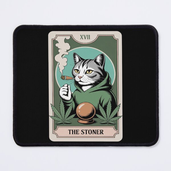 Item preview, The Stoner Cat Tarot Card Cannabis Weed Lover Marijuana designed and sold by JaskconLIfe23.