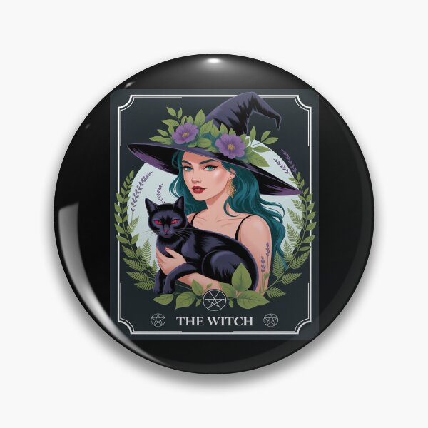 Item preview, The Witch Tarot Card Halloween Witchy Herbal Herb Black Cat designed and sold by JaskconLIfe23.