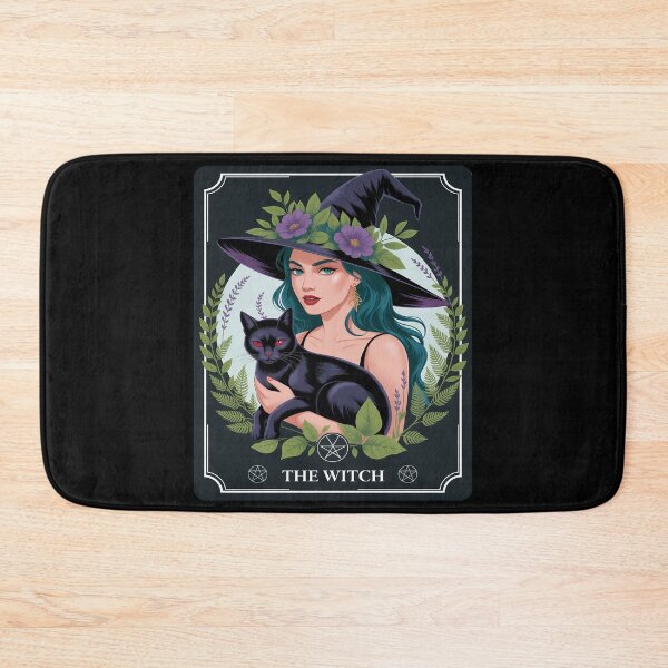 Item preview, The Witch Tarot Card Halloween Witchy Herbal Herb Black Cat designed and sold by JaskconLIfe23.