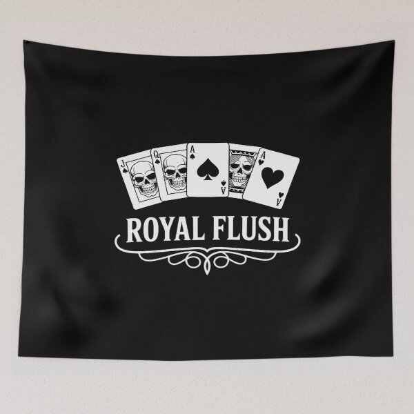 Item preview, Royal Spade Flush Skeleton King Queen Spades Poker Gift designed and sold by RustsyMin.