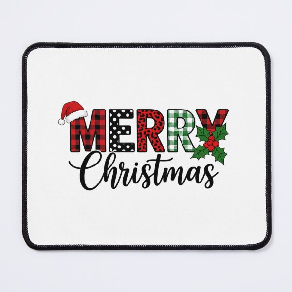 Item preview, Merry Christmas Buffalo Plaid Leopard Print Holiday designed and sold by chattsuede.