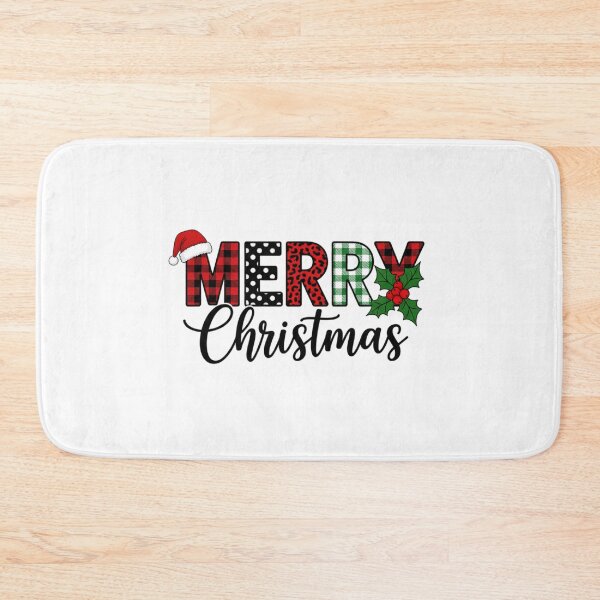 Item preview, Merry Christmas Buffalo Plaid Leopard Print Holiday designed and sold by chattsuede.