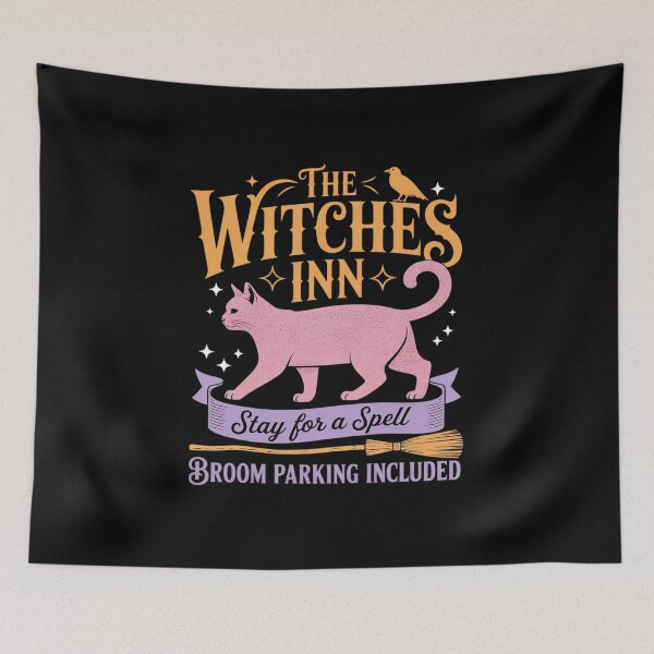 Item preview, The Witches Inn Stay for A Spell Broom Parking Included designed and sold by JaskconLIfe23.