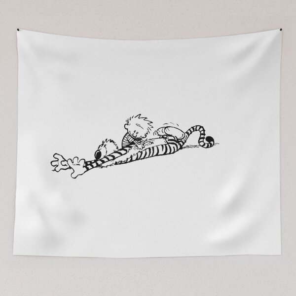 Item preview, Line Art of Calvin and Hobbes designed and sold by Lumennyxart.