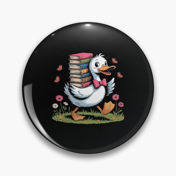 Item preview, There Is No Such Thing As Too Many Books Duck designed and sold by JaskconLIfe23.
