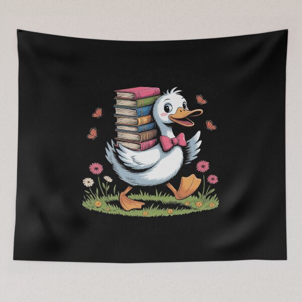 Item preview, There Is No Such Thing As Too Many Books Duck designed and sold by JaskconLIfe23.