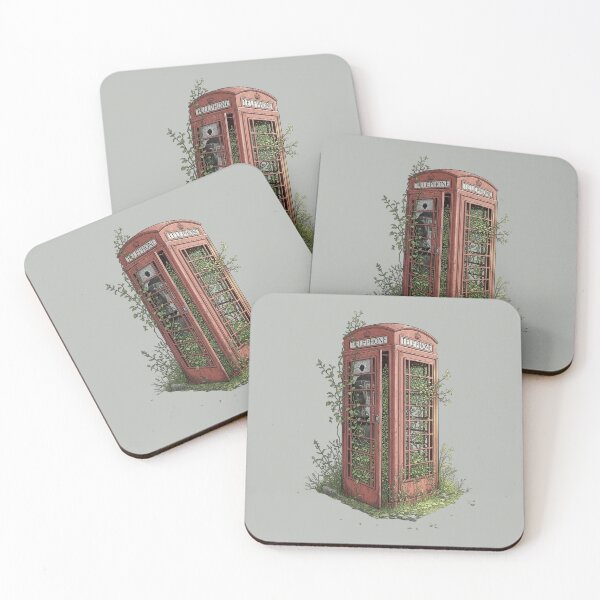 Item preview, Vintage Abandoned Phone Booth Overgrown by Nature designed and sold by KiwiRider.