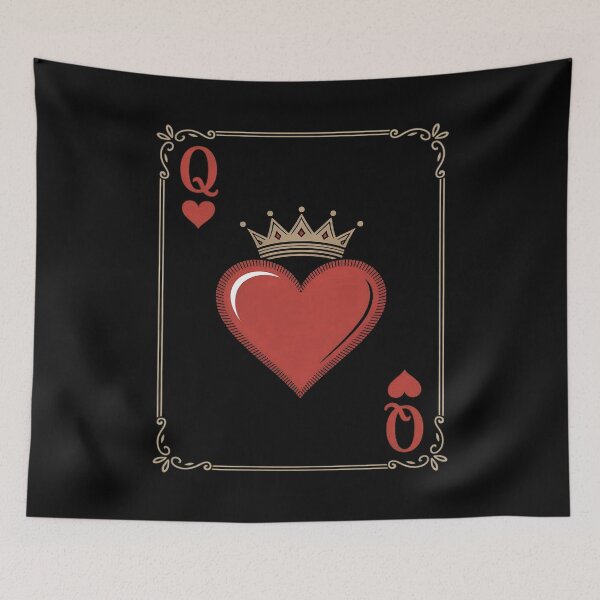 Item preview, Queen Hearts Card - Playing Cards - Queen of Hearts designed and sold by RustsyMin.