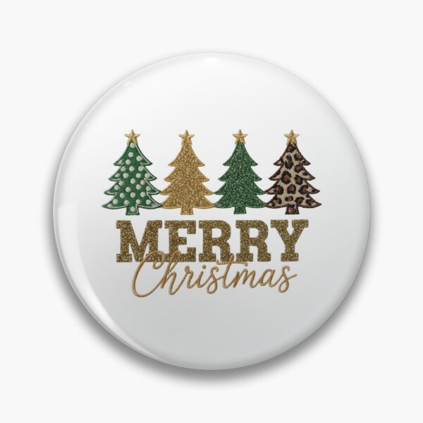 Item preview, Glitter Leopard Print Merry Christmas Trees Holiday Celebration designed and sold by chattsuede.