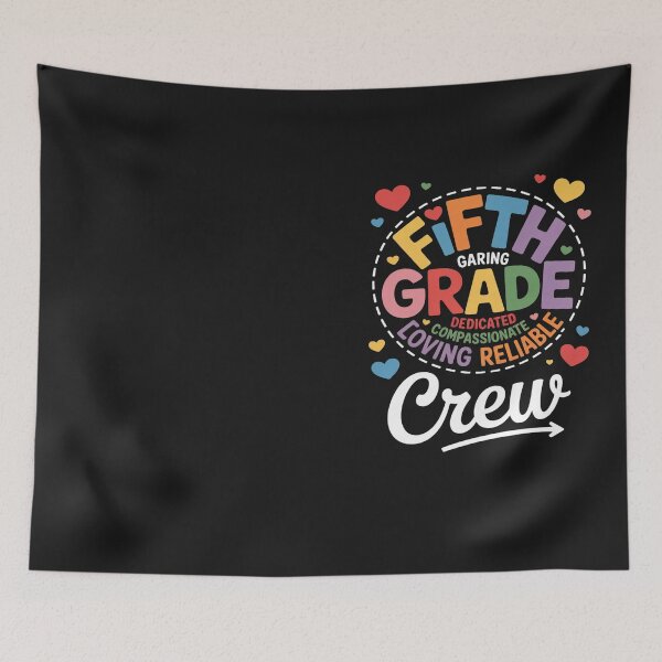 Item preview, Fifth Grade Crew Back To School 5th Grade Teacher Student designed and sold by Hofersofer.