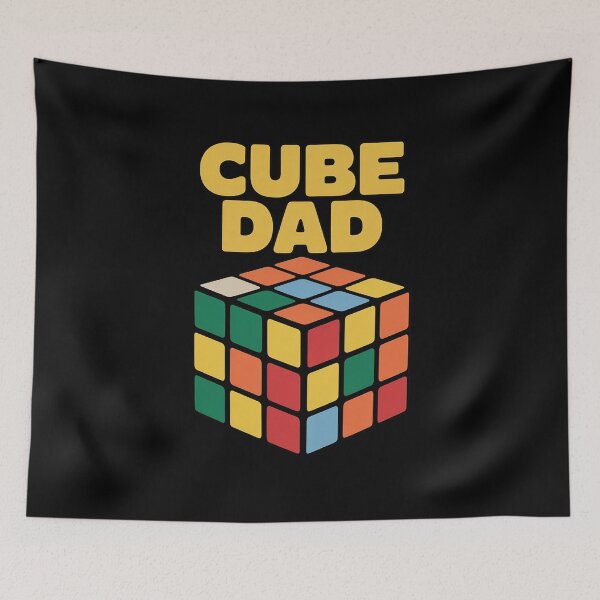 Item preview, Puzzle Cube Dad Speed Cubing 80's Youth Math designed and sold by RustsyMin.