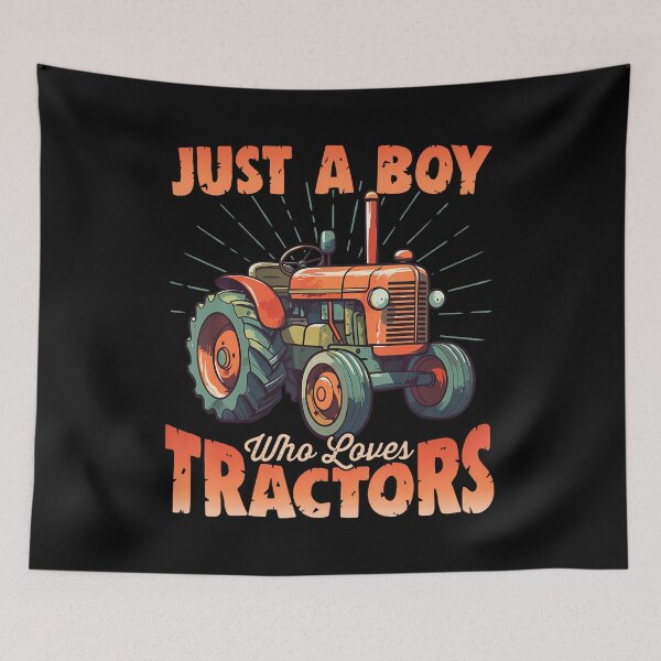 Item preview, Just A Boy Who Loves Tractors Farm Boys designed and sold by FloraVenita.
