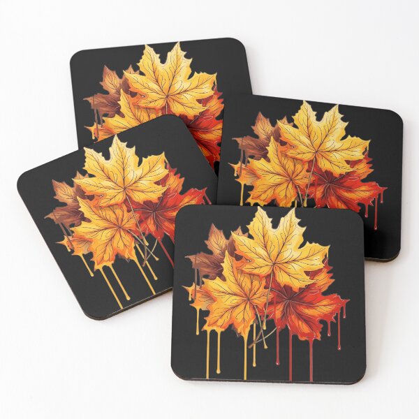 Item preview, Autumn Dripping Leaves Aesthetic T-Shirt designed and sold by LashondaGreen89.