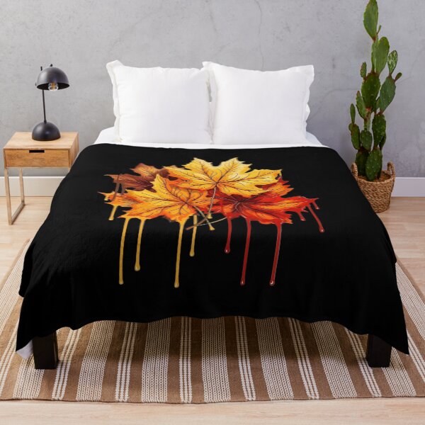 Item preview, Autumn Dripping Leaves Aesthetic T-Shirt designed and sold by LashondaGreen89.