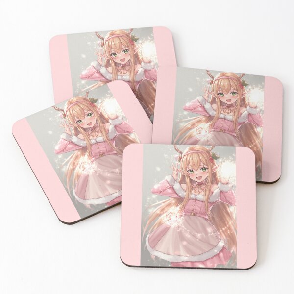 Item preview, Cheerful pink elf girl with magic light designed and sold by ArtsJulian.