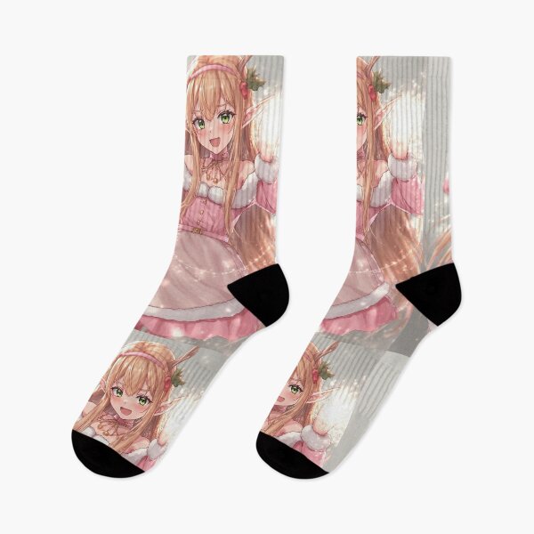 Item preview, Cheerful pink elf girl with magic light designed and sold by ArtsJulian.