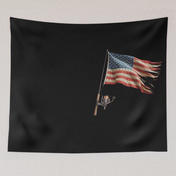 Item preview, Fishing American Flag Fisherman Patriotic day 4th of July designed and sold by Hofersofer.