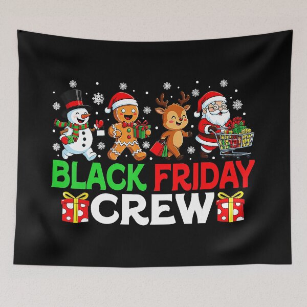 Item preview, Christmas Friday Shopping Crew Black Shopping Family Funny  designed and sold by JEFDodsonArt.