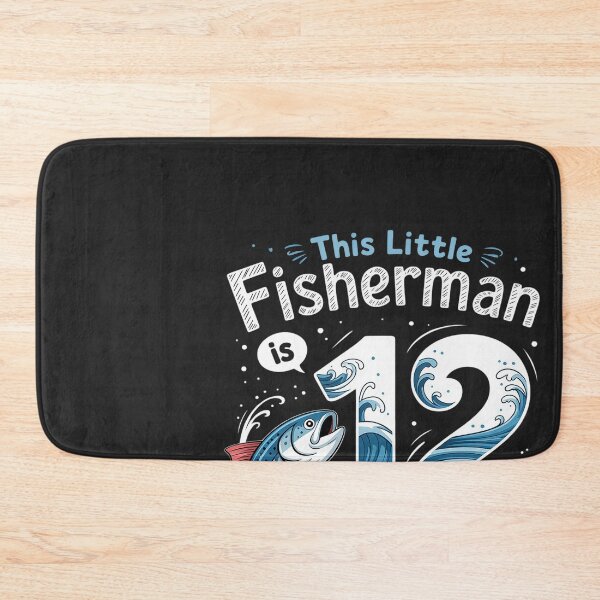 Item preview, fishing party 12 year old Birthday Fisherman 12th Fisher Boy designed and sold by Hofersofer.