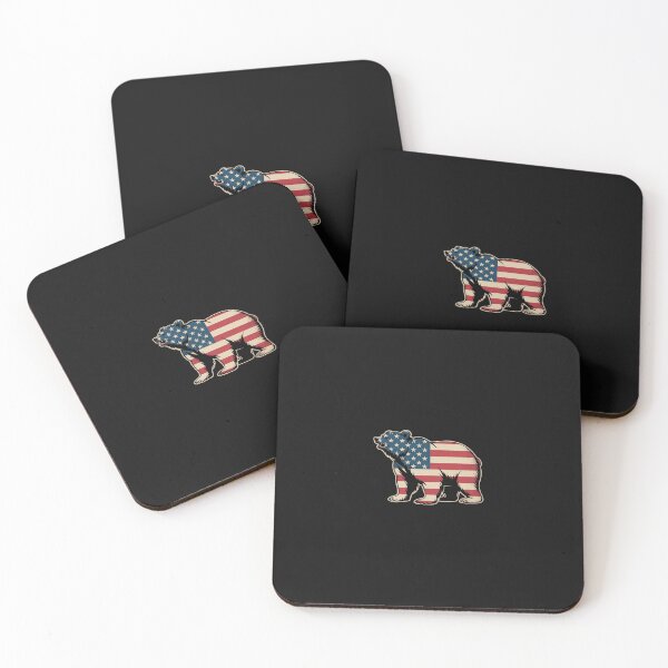 Item preview, Flag Bear T-Shirt 4th of July USA America Patriotic designed and sold by Hofersofer.
