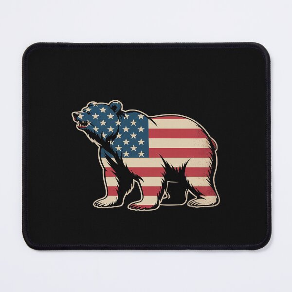 Item preview, Flag Bear T-Shirt 4th of July USA America Patriotic designed and sold by Hofersofer.