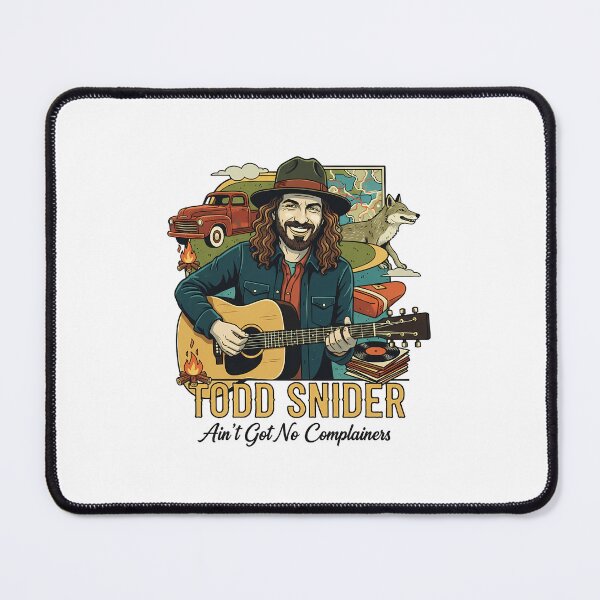 Item preview, Todd Snider Guitarist Illustration Vintage Colors designed and sold by ferminhays.