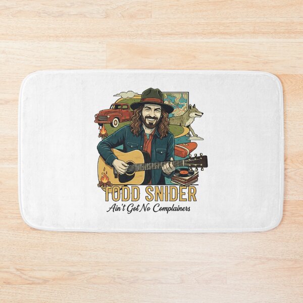 Item preview, Todd Snider Guitarist Illustration Vintage Colors designed and sold by ferminhays.