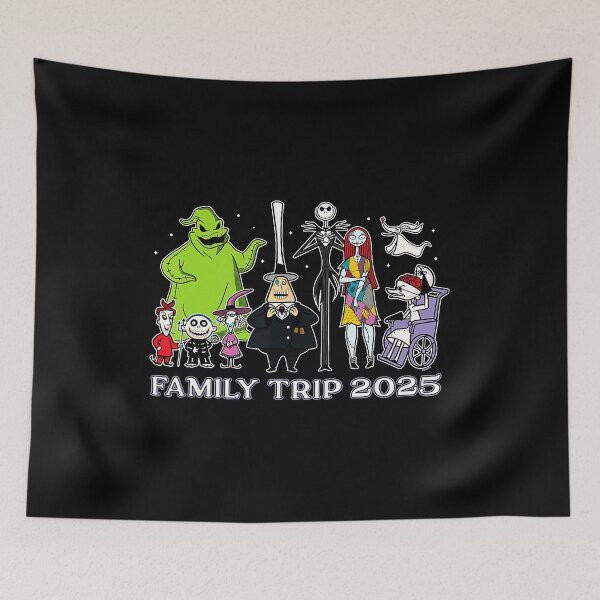 Item preview,  The Nightmare Before Christmas Stars Family Trip 2025  designed and sold by jeffgonzales.