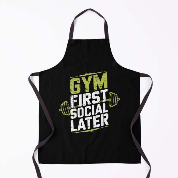Item preview, Gym First Social Later Bodybuilder Weightlifting Workout designed and sold by BarbaraLillie.