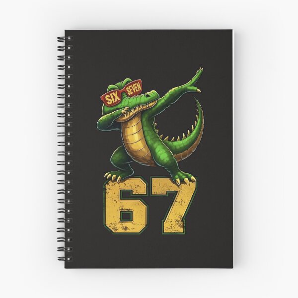 Item preview, Funny Alligator Dab Meme With Number 67 Cartoon Design designed and sold by ArmyAbodo.