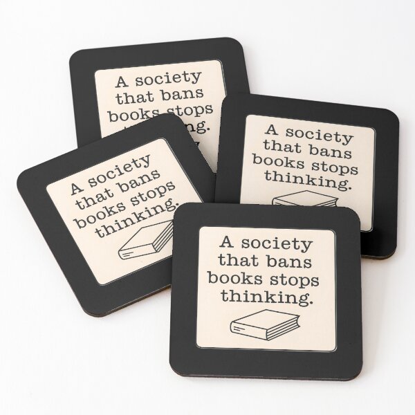 Item preview, Anti Censorship Book Ban Statement Minimalist Art Prints designed and sold by PinUpPizzazz.