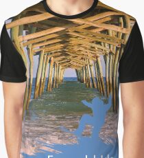 Emerald Isle North Carolina Surfs Up Graphic T-Shirt
