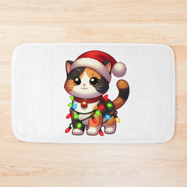 Item preview, Calico cat Christmas designed and sold by doodIllustrate.
