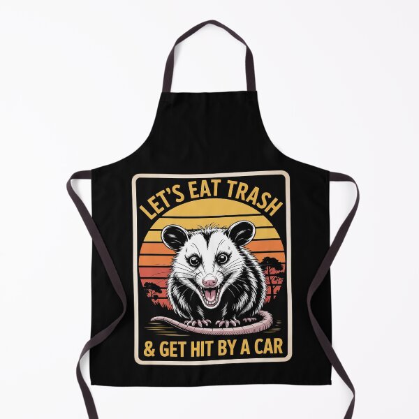 Item preview, Let's Eat Trash and Get Hit by a Car Opossum designed and sold by RustsyMin.