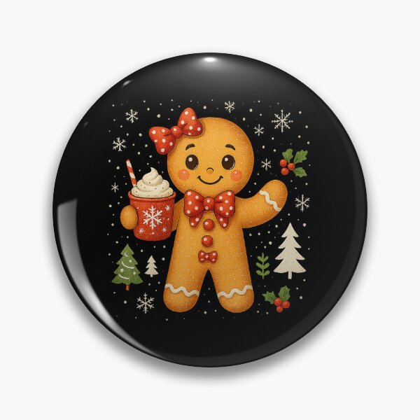 Item preview, Cute Gingerbread Christmas Snow Xmas Gifts For Men Women Kid designed and sold by SteveAllentc.