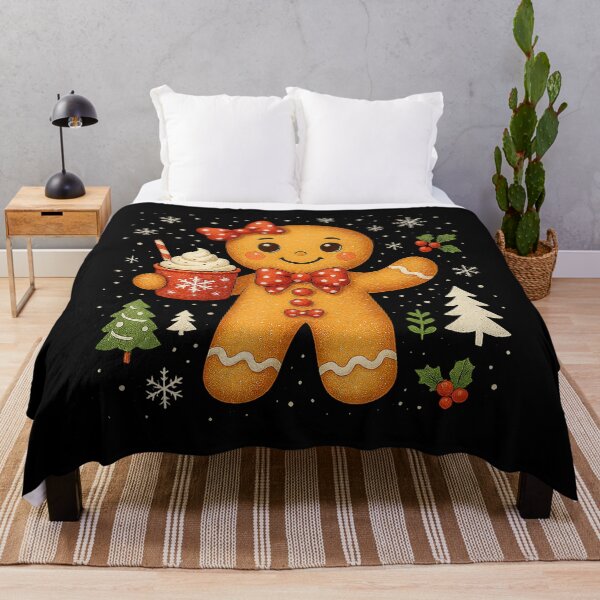 Item preview, Cute Gingerbread Christmas Snow Xmas Gifts For Men Women Kid designed and sold by SteveAllentc.