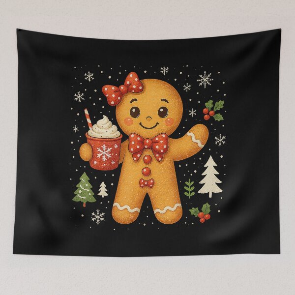 Item preview, Cute Gingerbread Christmas Snow Xmas Gifts For Men Women Kid designed and sold by SteveAllentc.