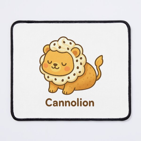 Item preview, Cannolion — Kawaii Lion Cannoli designed and sold by DreamMachine69.