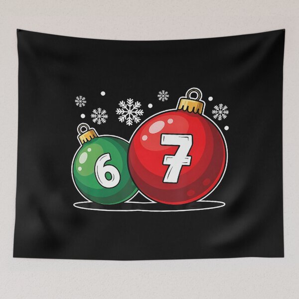 Item preview, Funny Christmas 67 Six Seven Meme Gen Alpha Slang Xmas Kids designed and sold by CarmelaConstan.