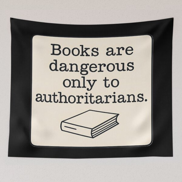 Item preview, Anti Censorship Book Ban Statement Minimalist Art Prints designed and sold by PinUpPizzazz.