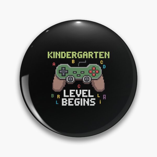 Item preview, Kindergarten Level Begins First Day Of Kindergarten Gaming designed and sold by RustsyMin.