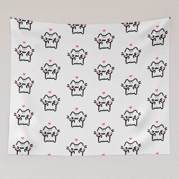 Aperçu de l'œuvre Chat timide et mignon – Adorable chaton kawaii créée et vendue par colonnelsolo.