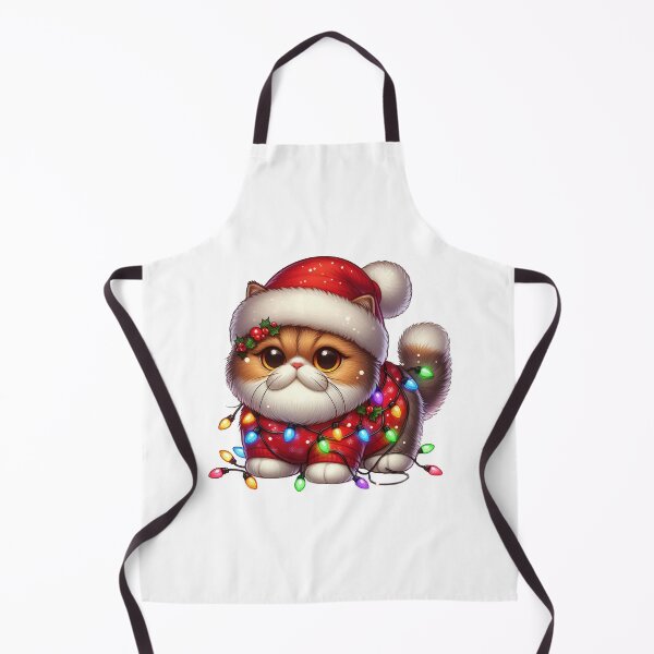 Item preview, Exotic Shorthair cat Christmas designed and sold by doodIllustrate.