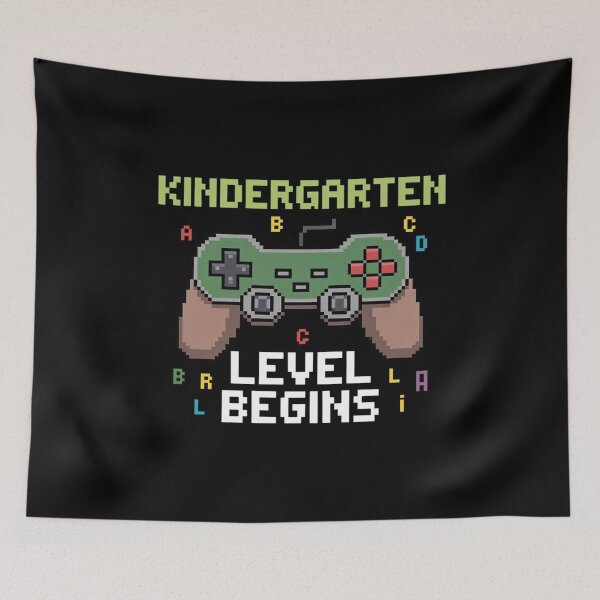 Item preview, Kindergarten Level Begins First Day Of Kindergarten Gaming designed and sold by RustsyMin.