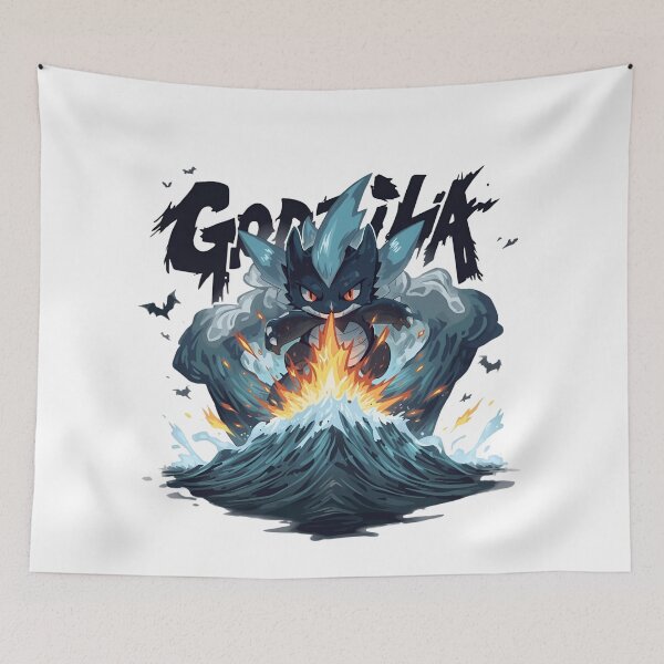 Aperçu de l'œuvre Godzilla créée et vendue par Nice En.