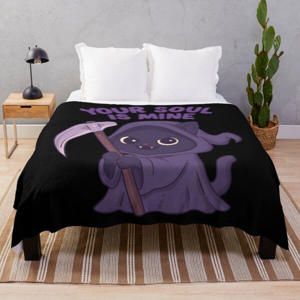 Item preview, Grim Reaper Cat Says Your Soul Is Mine designed and sold by oddqdbrz3.
