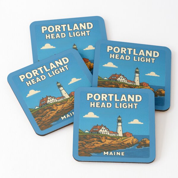 Item preview, Portland Head Light, Maine - Coastal Design designed and sold by Myra365Art.