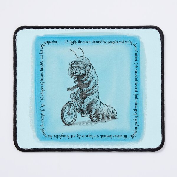 Item preview, Surreal Worm Rider Vintage Engraving Illustration designed and sold by KiwiRider.