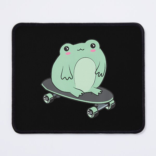 Item preview, Cottagecore Aesthetic Kawaii Skateboarding Frog Skateboarder designed and sold by ClaraTeresa1.