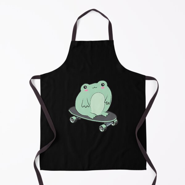 Item preview, Cottagecore Aesthetic Kawaii Skateboarding Frog Skateboarder designed and sold by ClaraTeresa1.